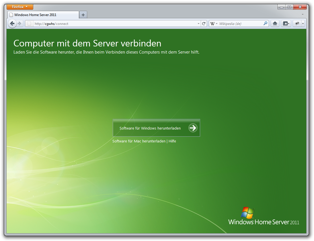 windows home server 2011 server revovery iso